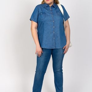 Camisa manga corta vaquera