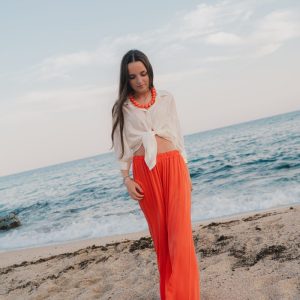 CT30318 Cotton pant naranja