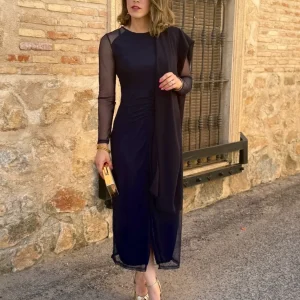 Vestido tul azul marino | Amelie