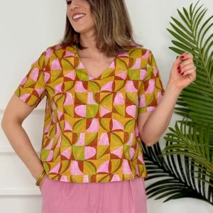 Blusa escote a pico | Menorca