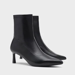 Botín negro tacón fino| Gosher