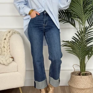 Jeans bajo vuelta | Lisa