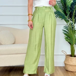 Pantalón fluido kaki | Saza