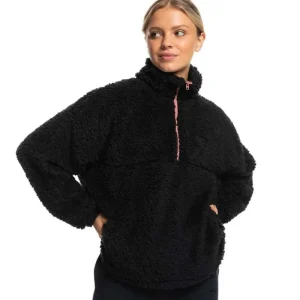 CT5716 Sudadera Casual_Mujer_ROXY Waves Of Warmth Sherp Half Zip
