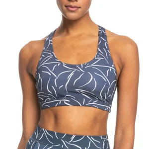 CT5760 Sujetador deportivo Fitness_Mujer_ROXY Back To You Printed Oferta caliente